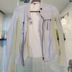 Free People Off White Cardigan Sweater